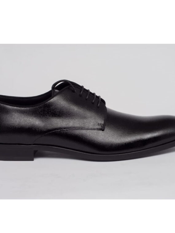 Derby Wet Look Shoes - 002