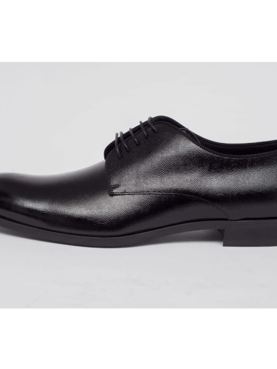 Derby Wet Look Shoes - 002