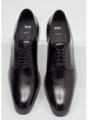 Derby Wet Look Shoes - 002