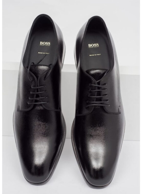 Derby Wet Look Shoes - 002
