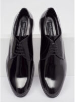 Derby Wet Look Shoes - 001