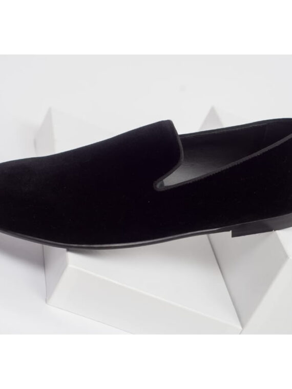 Plain Velvet Loafers