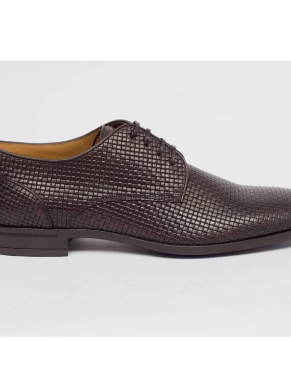 Woven Derby Lace Up Shoes