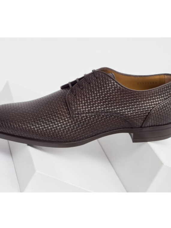 Woven Derby Lace Up Shoes