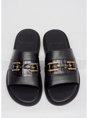 Chain Slippers (Leather Sole) - 011