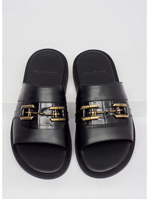 Chain Slippers (Leather Sole) - 011