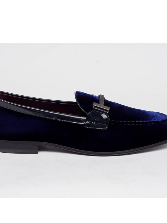 Velvet Chain Loafers
