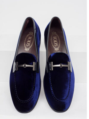 Velvet Chain Loafers