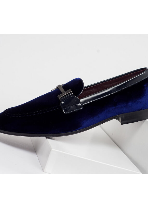 Velvet Chain Loafers