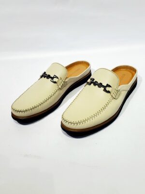 Orlando Giorgini Half shoes(Cream)